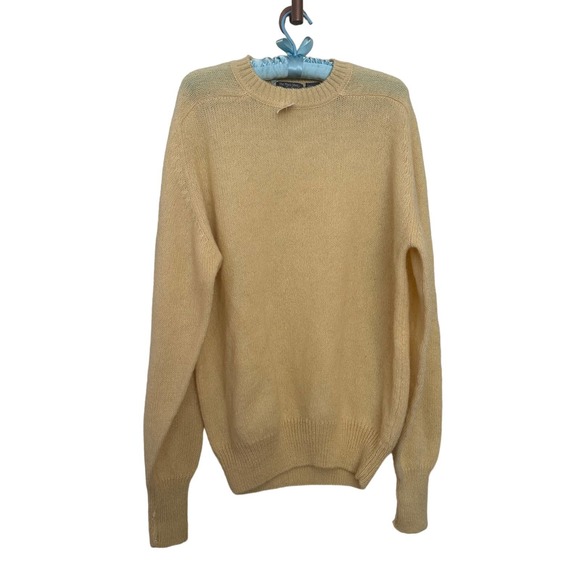 Lord & Taylor Other - NWT Vintage Lord & Taylor Mens XL Pure Shetland Wool Butter Yellow Sweater
